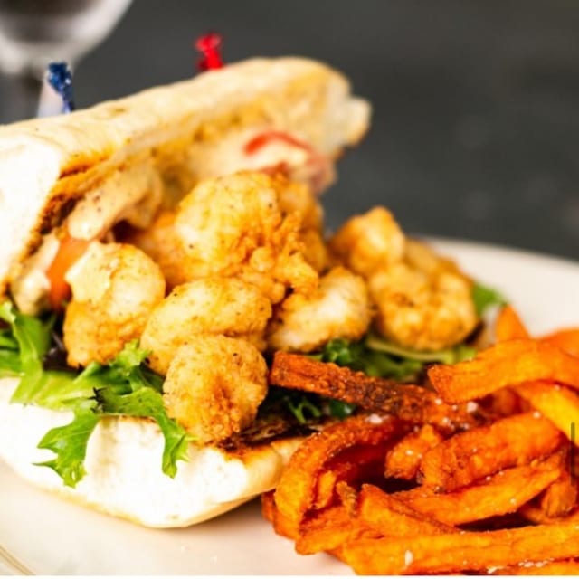 Gulf Shrimp, Oyster or Catfish Po-boy.